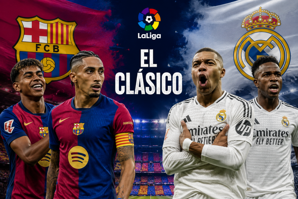 Real Madrid Mot FC Barcelona Laguppställning